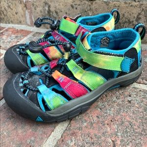 Big Kids Keen Tie Dye Waterproof Newport H2 Sandal